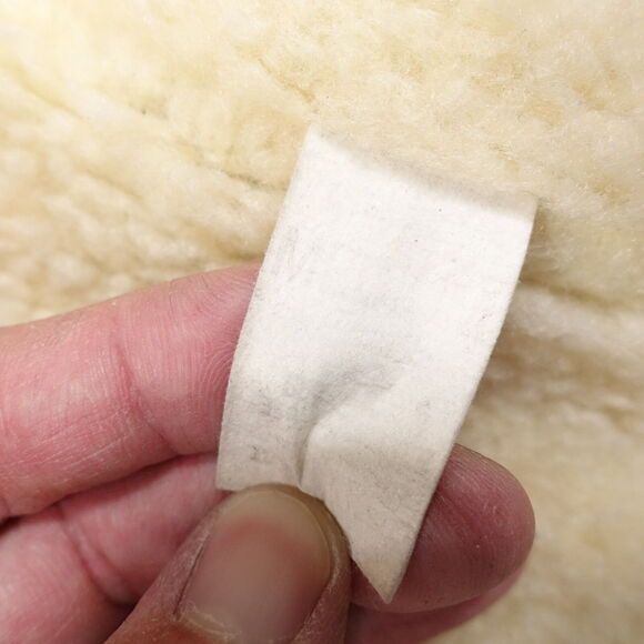 VINTAGE BIG SMITH WESTERN OUTERWEAR SHERPA LINED DENIM VEST SZ M MEDIUM - Picture 9 of 9